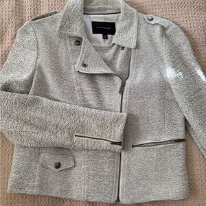 Banana Republic Textured Gray Blazer